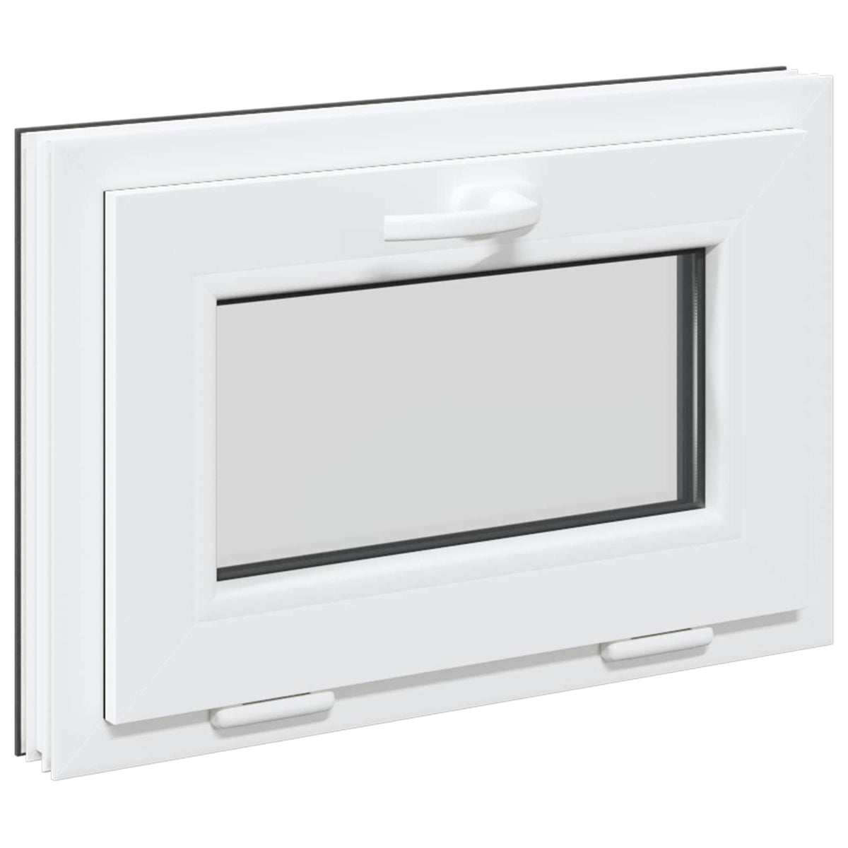 Prozor za podrum RISOR 60 x 40 cm PVC i staklo Antracit