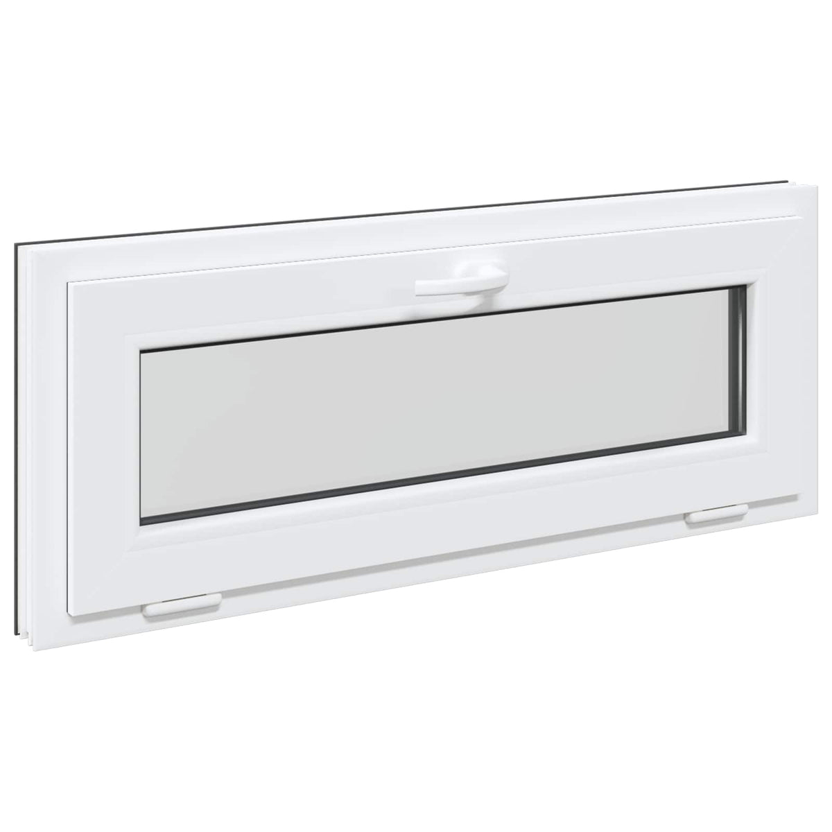 Prozor za podrum RISOR 100 x 40 cm PVC i staklo Antracit