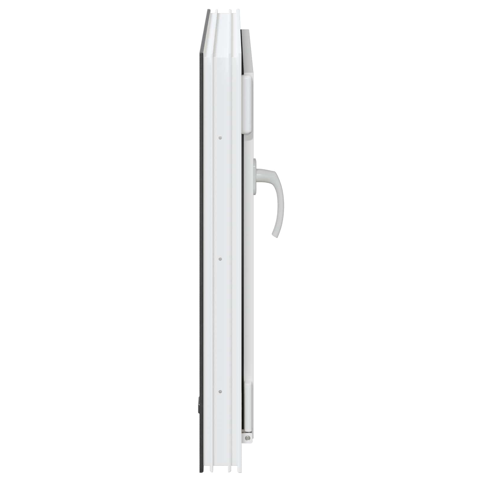 Prozor za podrum RISOR 50 x 50 cm PVC i staklo Antracit