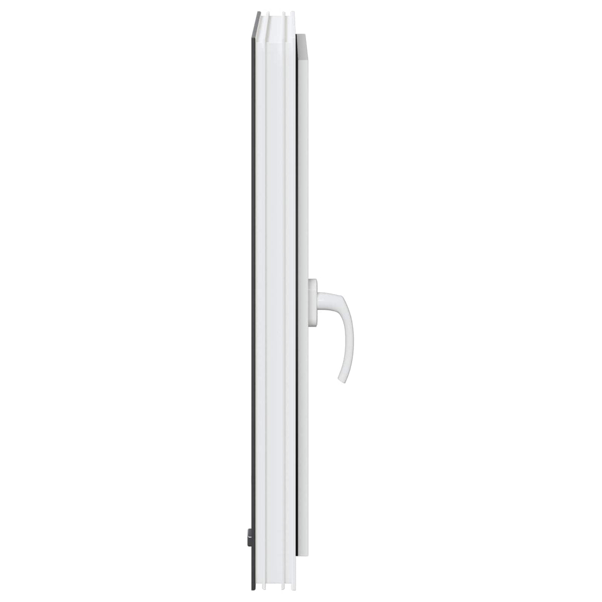 Prozor za podrum RISOR 50 x 75 cm PVC i staklo Antracit