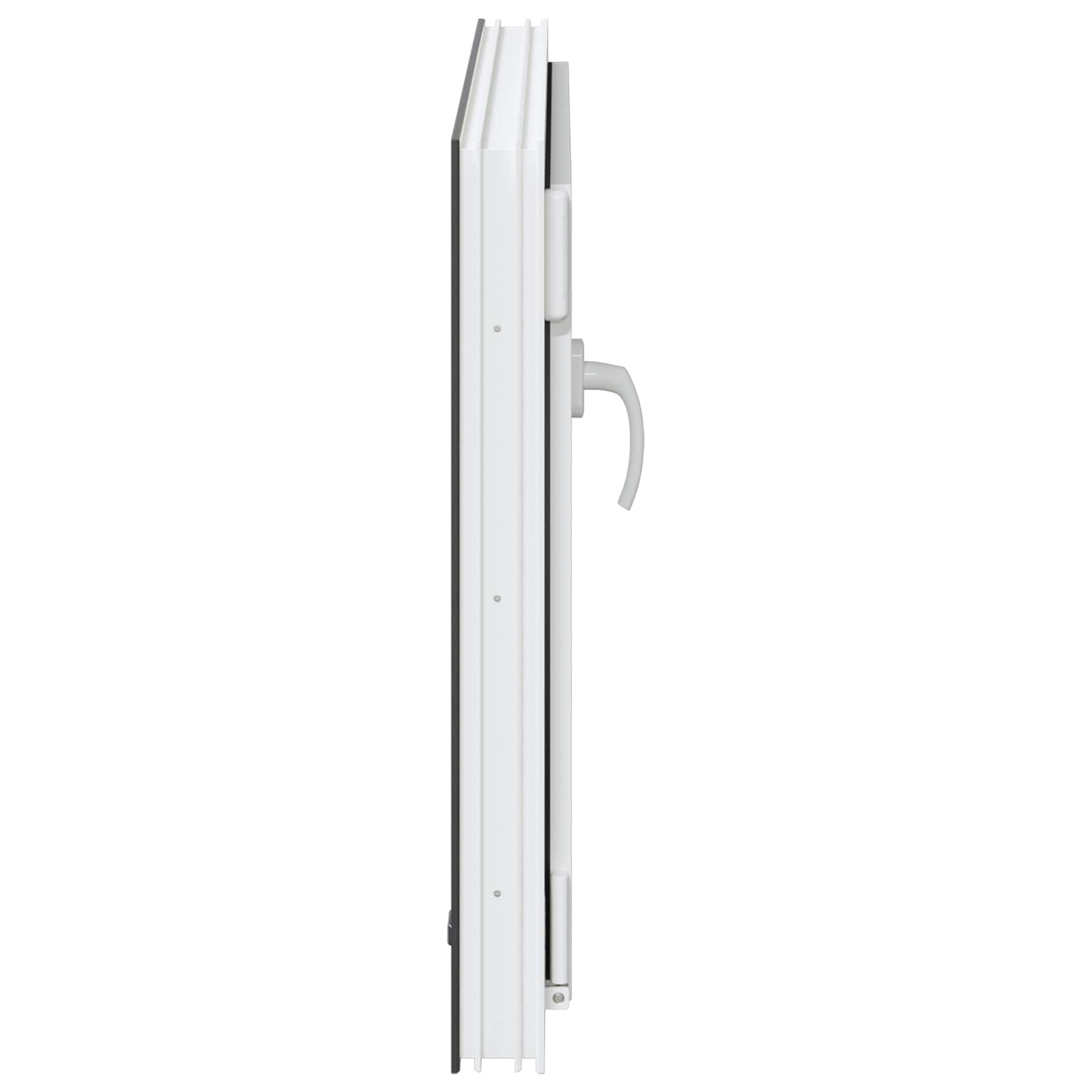 Prozor za podrum RISOR 80 x 70 cm PVC i staklo Antracit