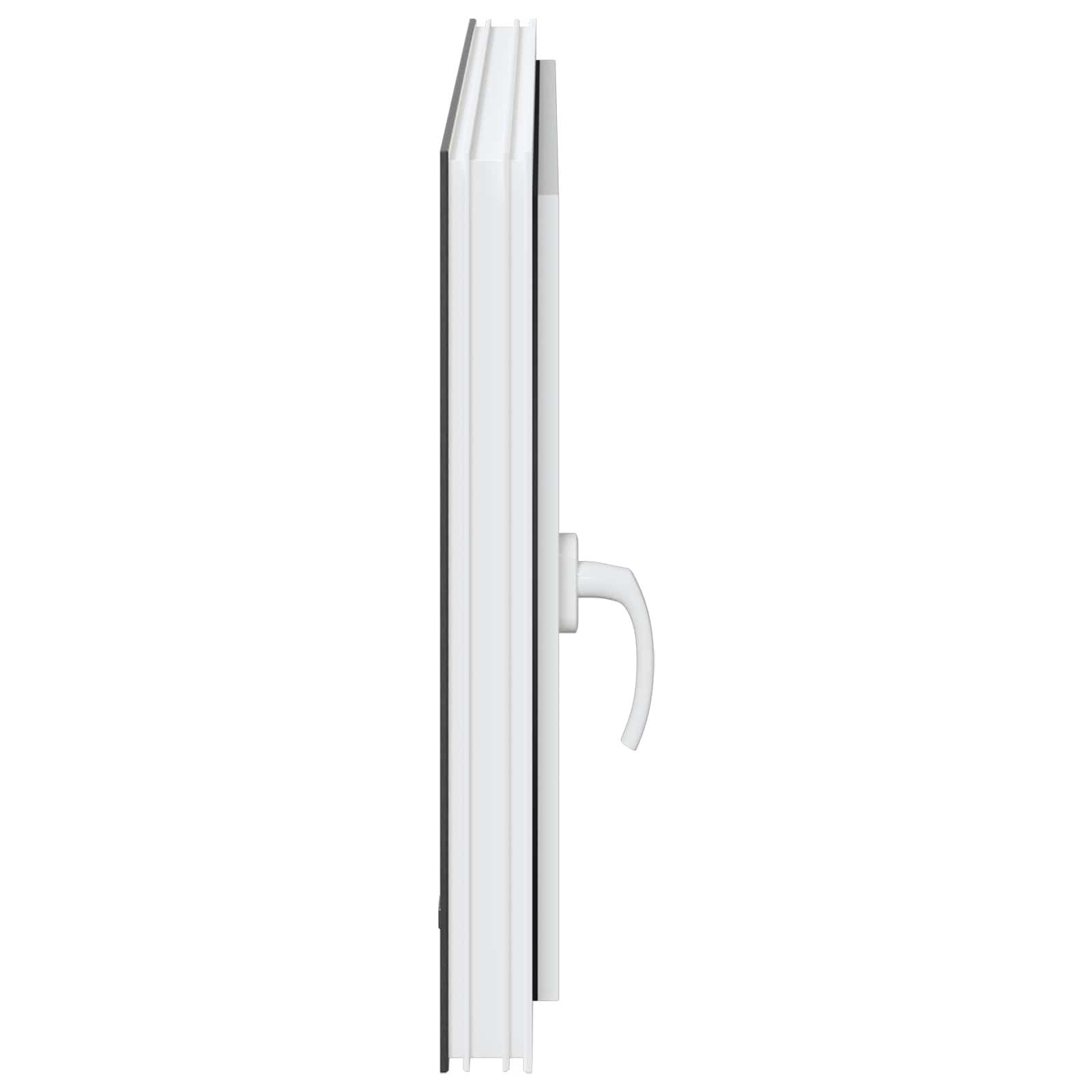 Prozor za podrum RISOR 80 x 70 cm PVC i staklo Antracit