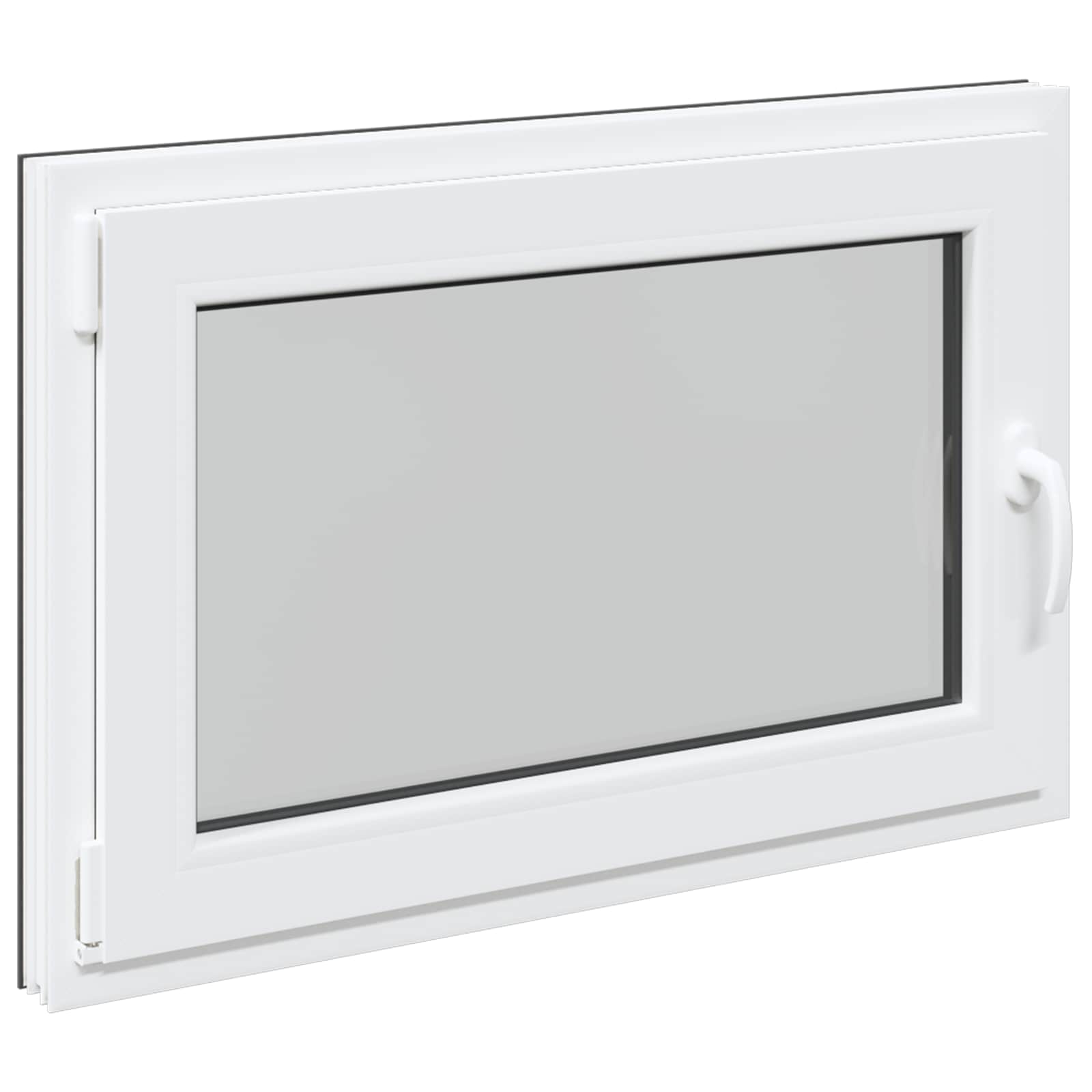 Prozor za podrum RISOR 90 x 50 cm PVC i staklo Antracit