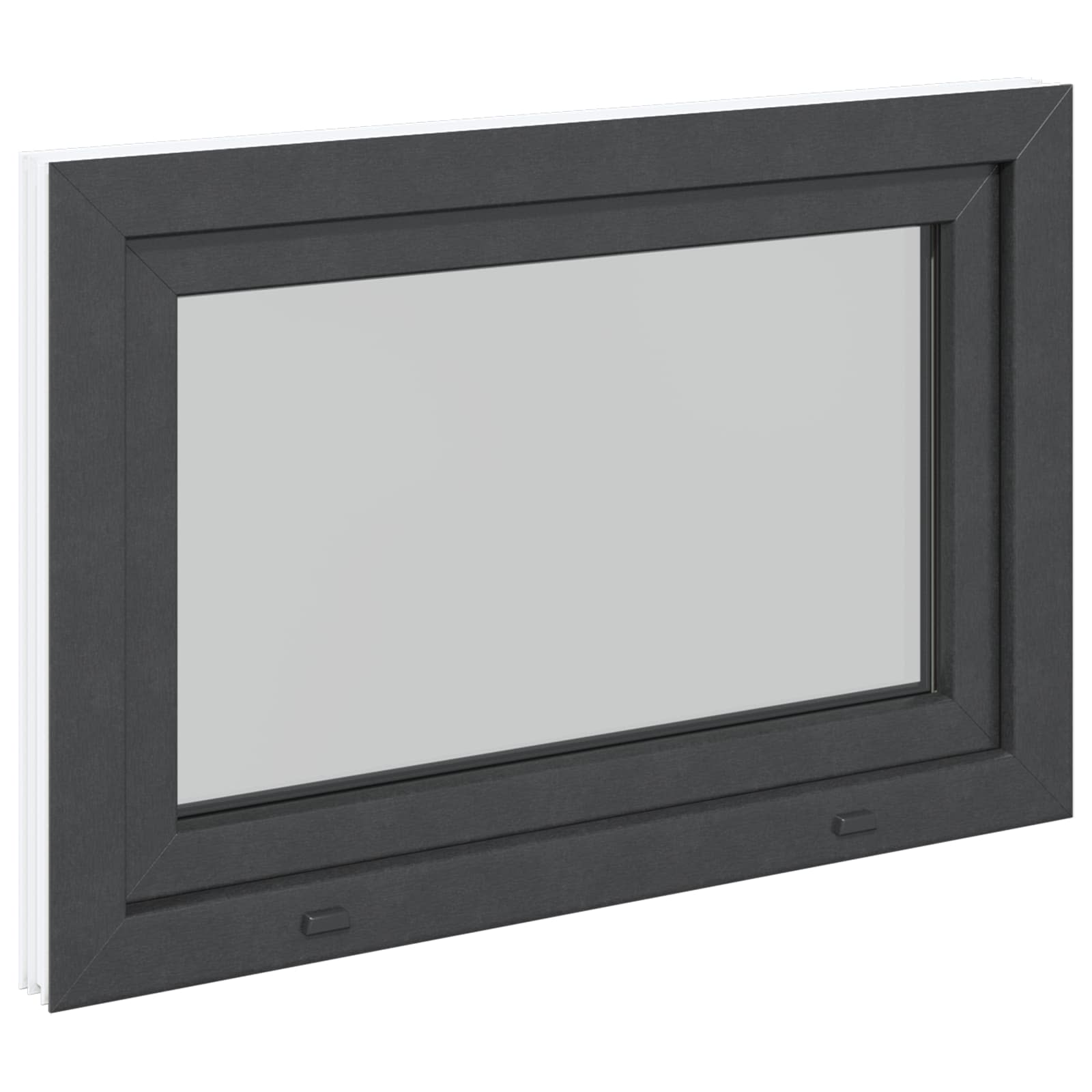 Prozor za podrum RISOR 90 x 50 cm PVC i staklo Antracit