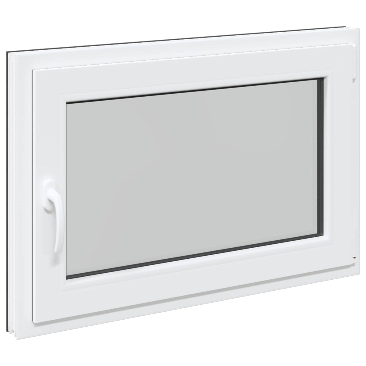 Prozor za podrum RISOR 90 x 60 cm PVC i staklo Antracit