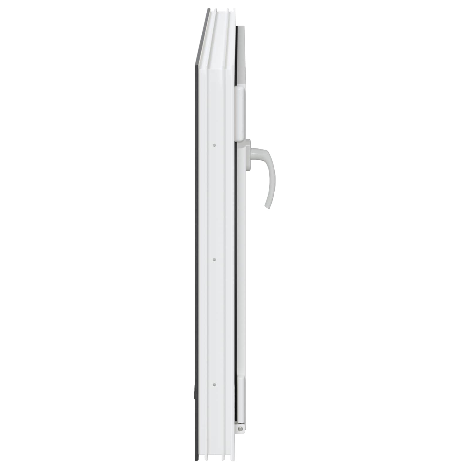 Prozor za podrum RISOR 90 x 70 cm PVC i staklo Antracit