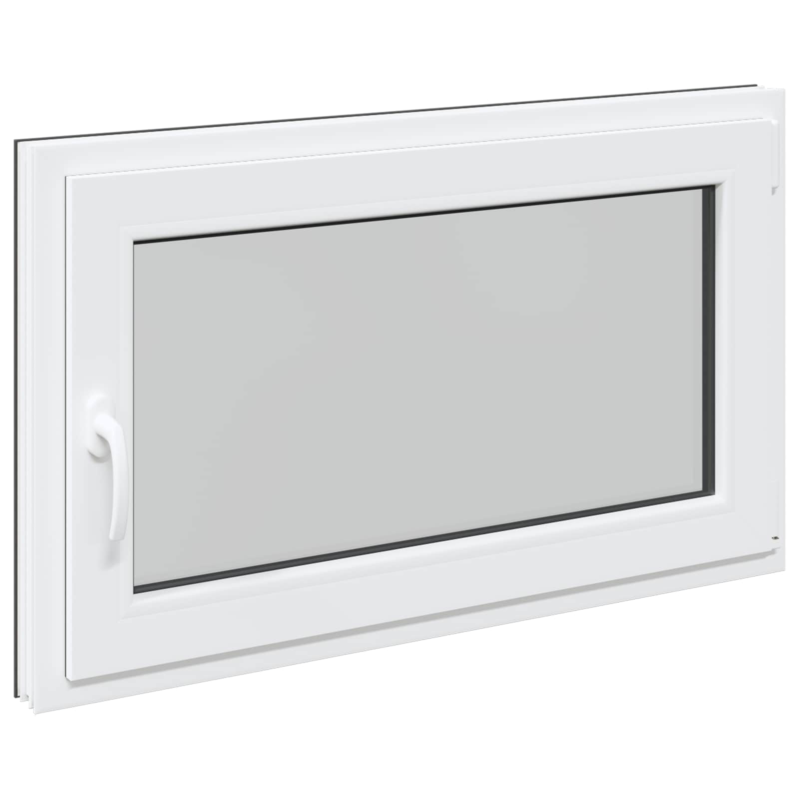Prozor za podrum RISOR 100 x 60 cm PVC i staklo Antracit