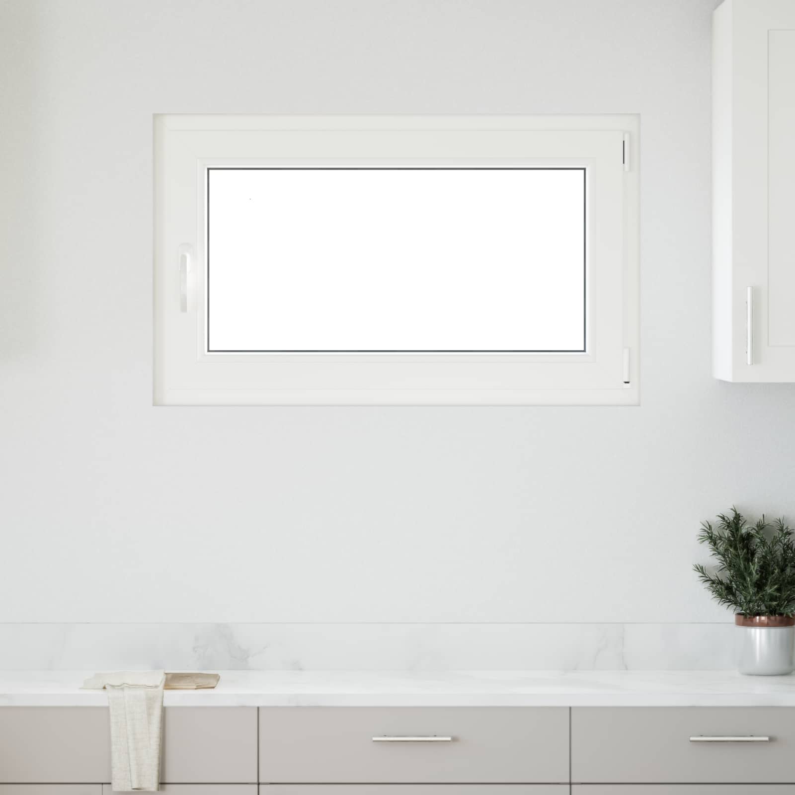 Prozor za podrum RISOR 100 x 70 cm PVC i staklo Antracit