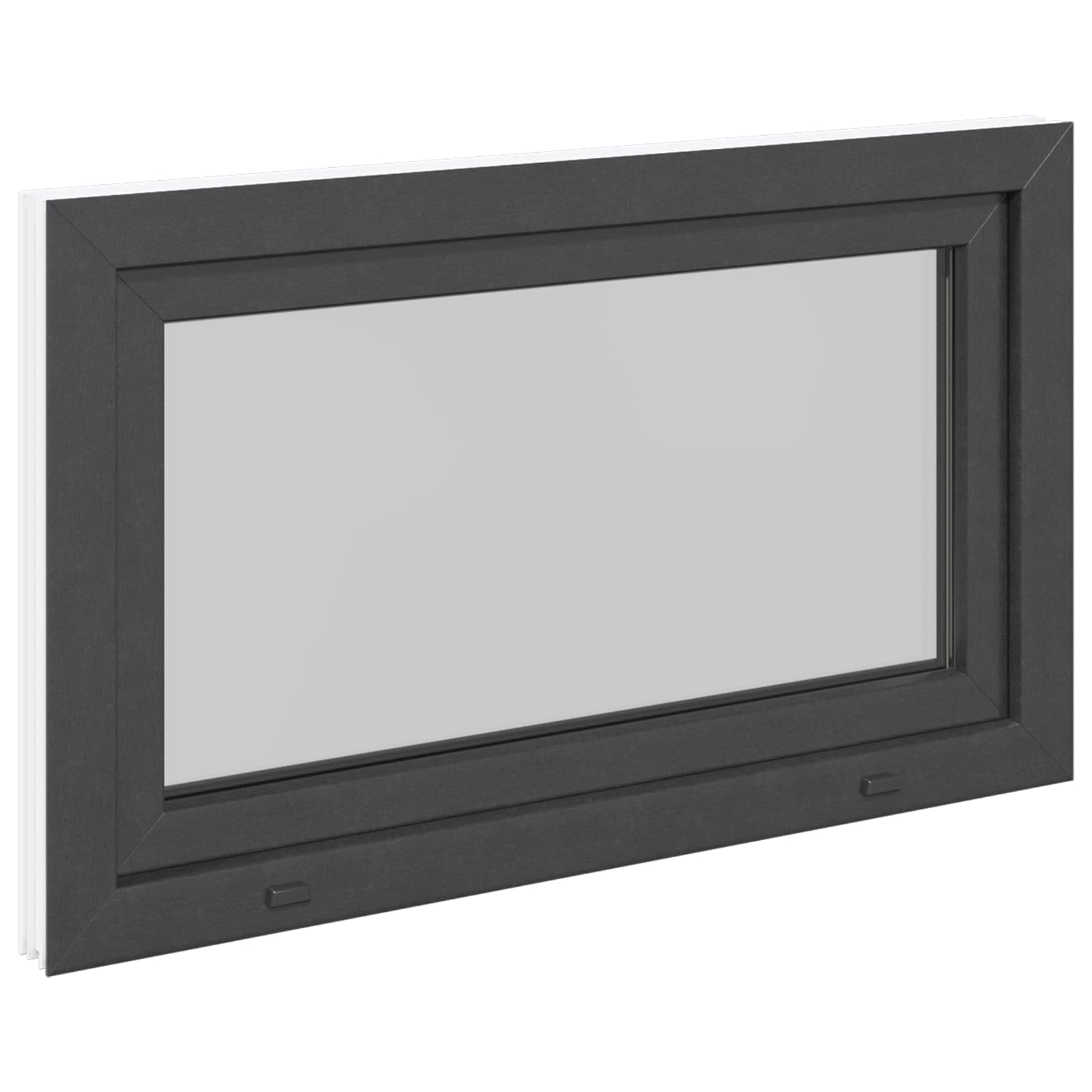 Prozor za podrum RISOR 100 x 70 cm PVC i staklo Antracit