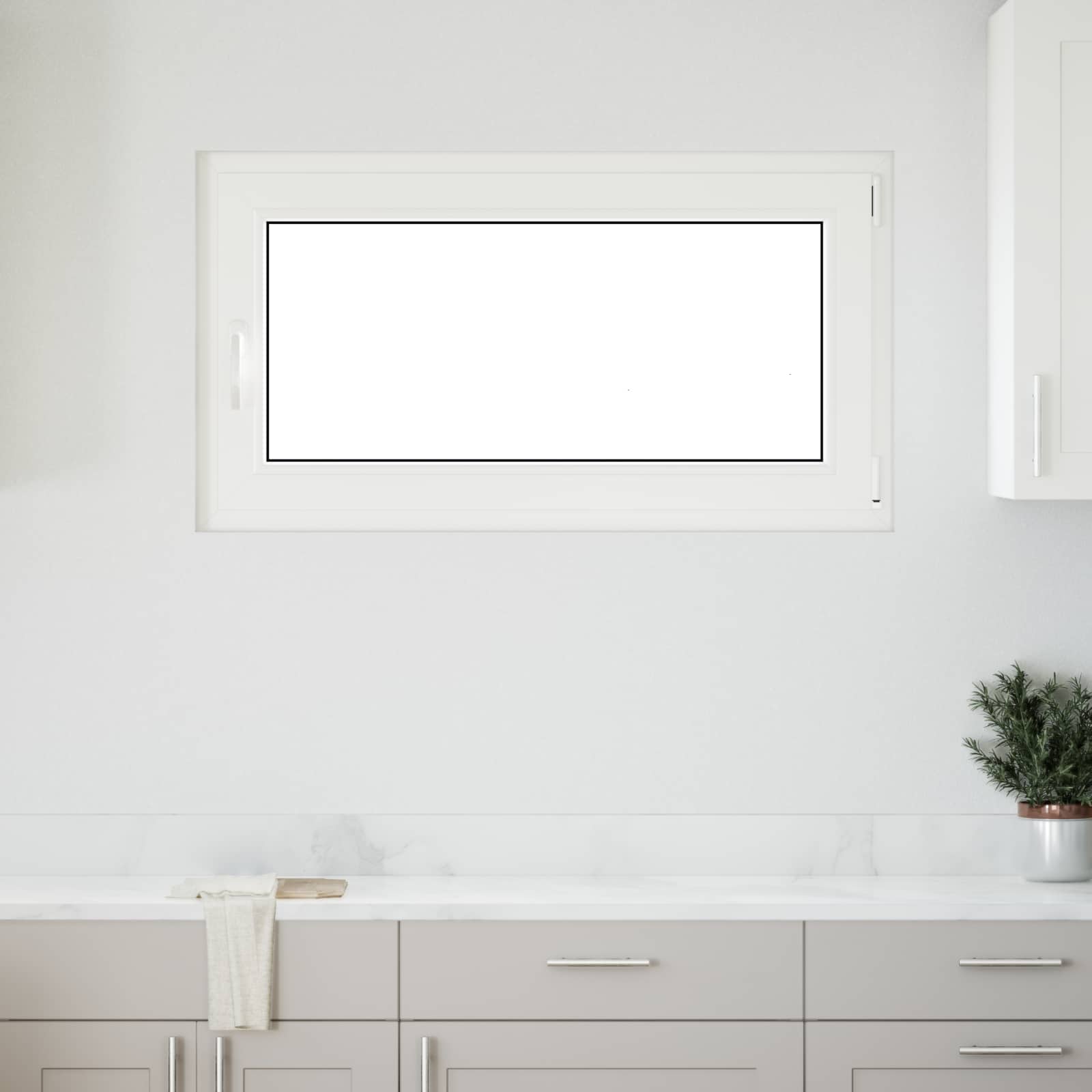 Prozor za podrum RISOR 110 x 60 cm PVC i staklo Antracit