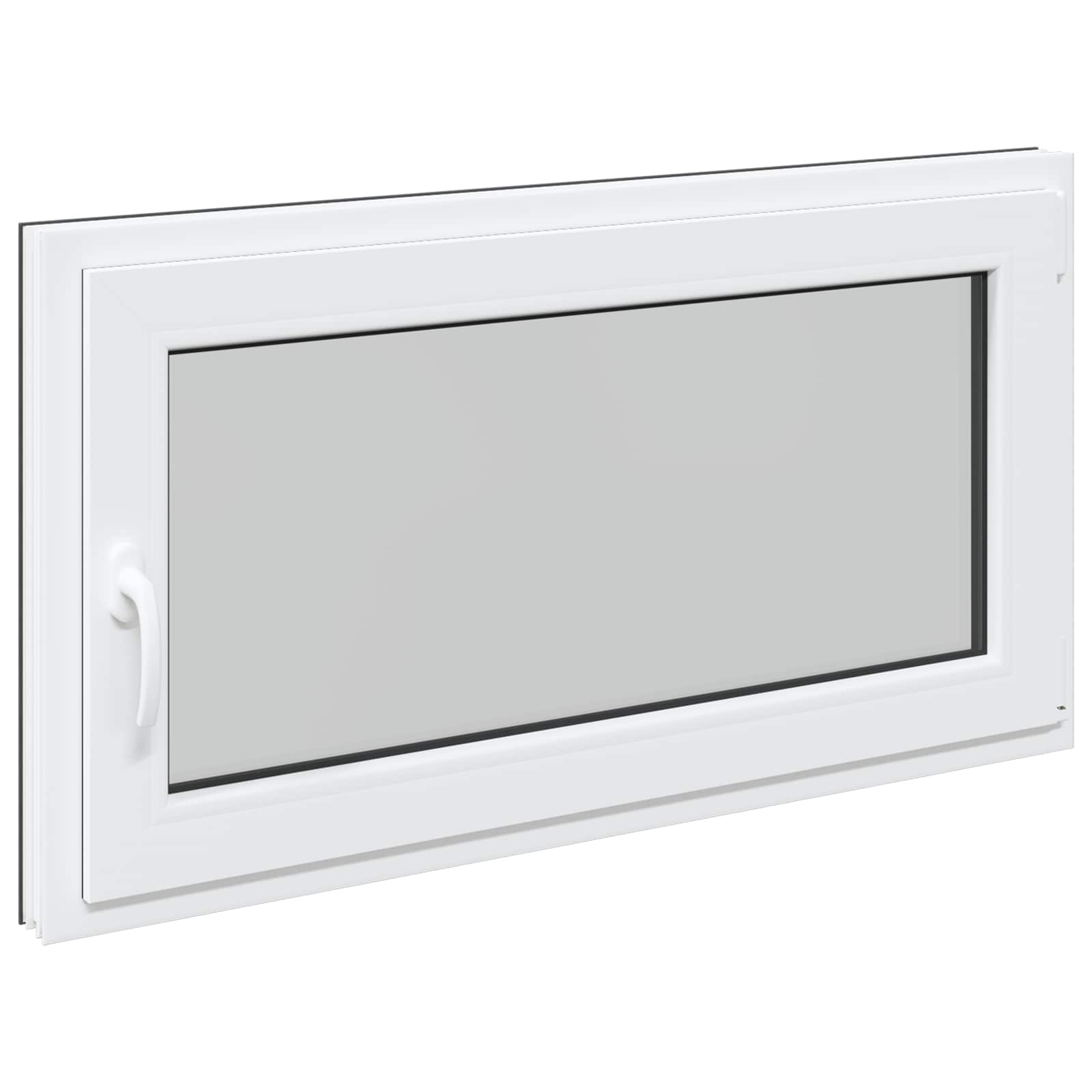 Prozor za podrum RISOR 120 x 60 cm PVC i staklo Antracit