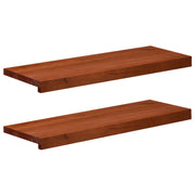 Step treads 2 kom. 70 x 25 x 2 cm Smeđa Čvrsto drvo bukve