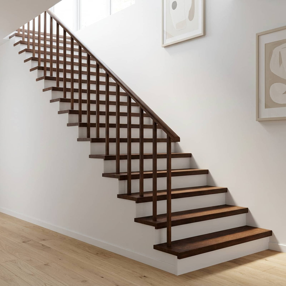 Step treads 16 kom. 70 x 25 x 2 cm Tamno smeđa