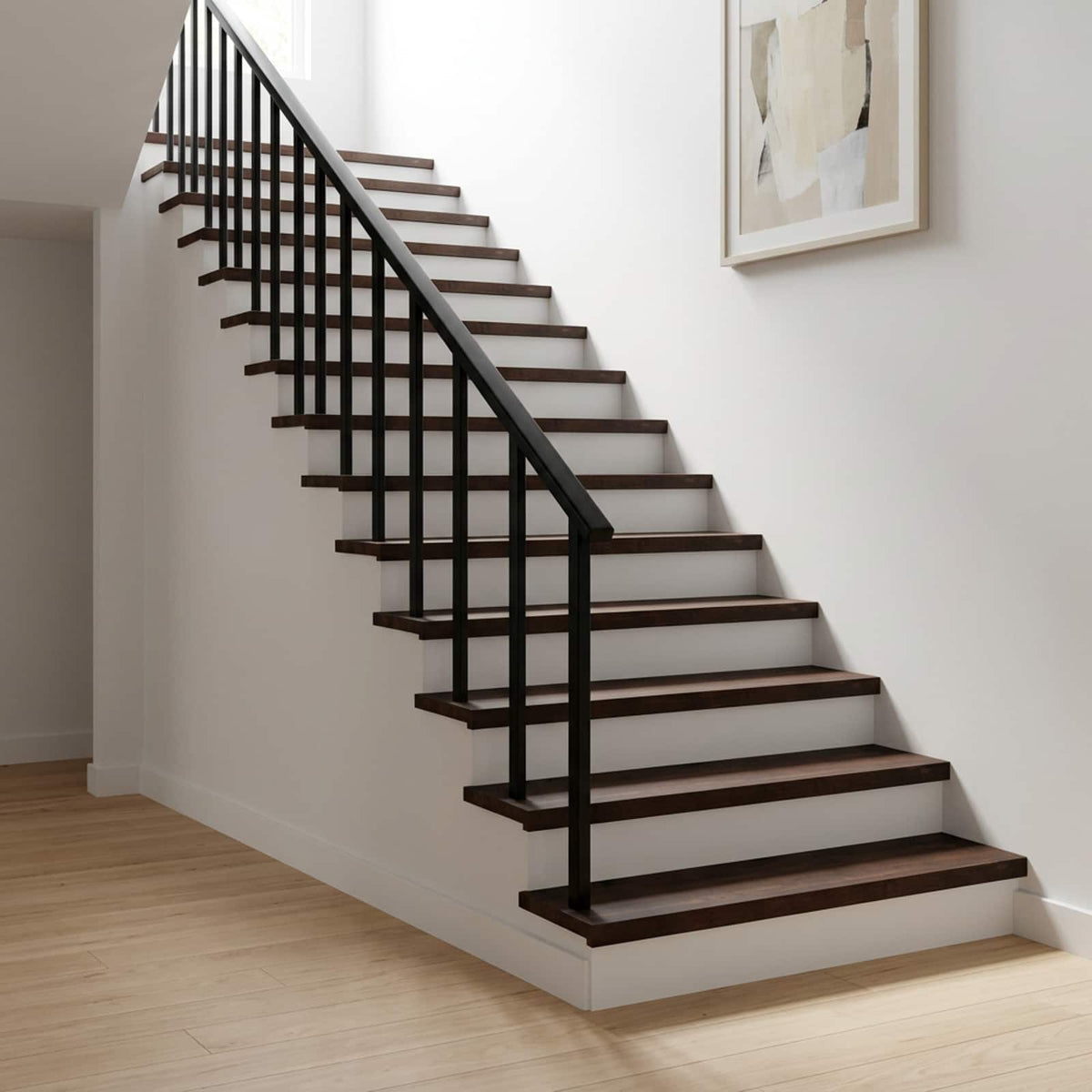 Step treads 12 kom. 100 x 30 x 2 cm Tamno smeđa
