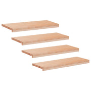 Step treads 4 kom. 80 x 25 x 2 cm Prirodna Čvrsto drvo bukve