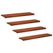 Step treads 4 kom. 120 x 25 x 2 cm Smeđa Čvrsto drvo bukve