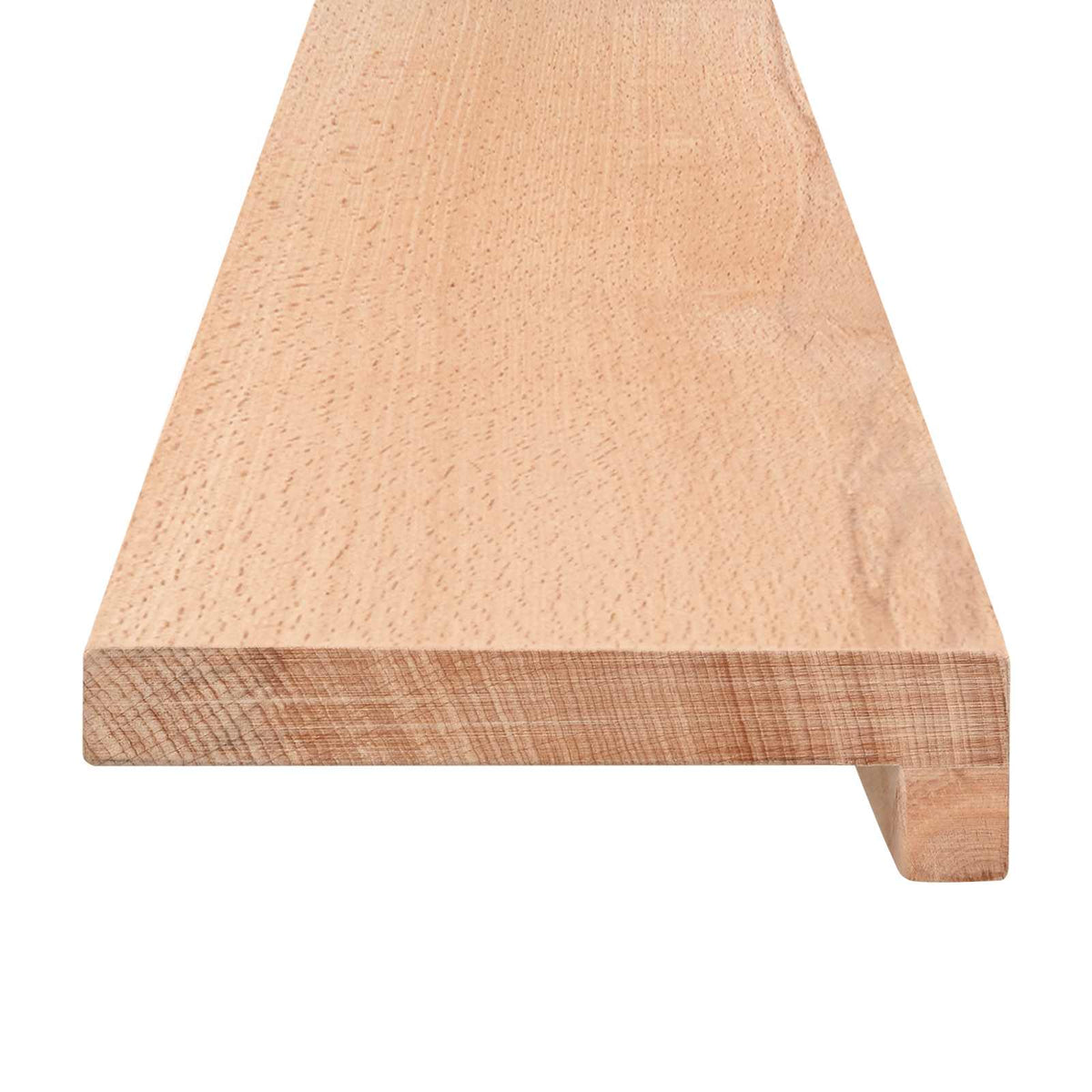 Step treads 8 kom. 100 x 25 x 2 cm Prirodna Čvrsto drvo bukve