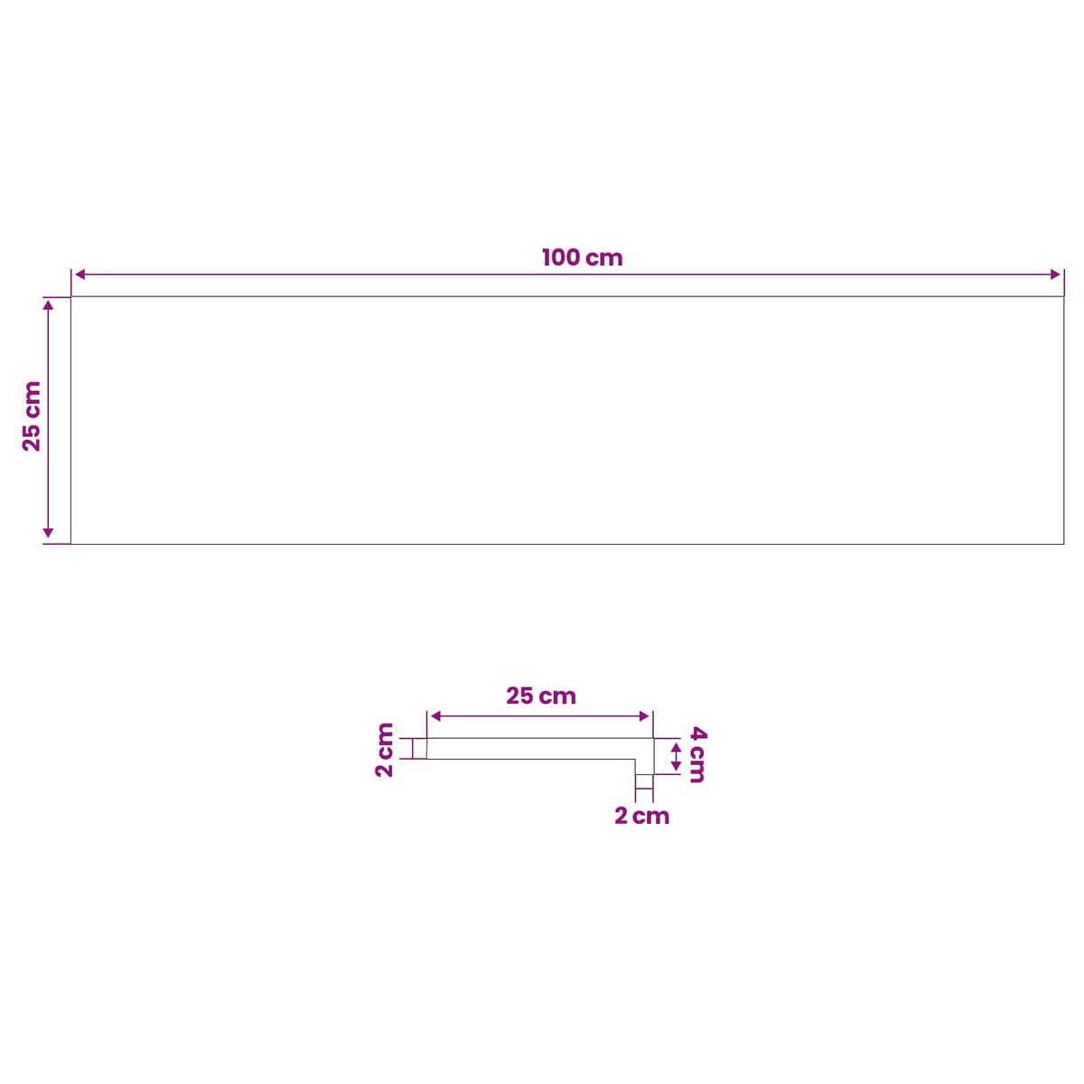 Step treads 12 kom. 100 x 25 x 2 cm Prirodna Čvrsto drvo bukve