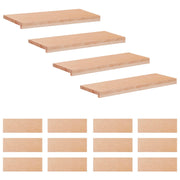 Step treads 16 kom. 70 x 25 x 2 cm Prirodna Čvrsto drvo bukve