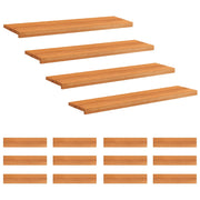 Step treads 16 kom. 110 x 25 x 2 cm Svijetlosmeđa