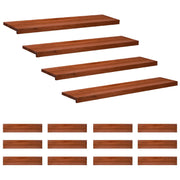Step treads 16 kom. 120 x 25 x 2 cm Smeđa Čvrsto drvo bukve