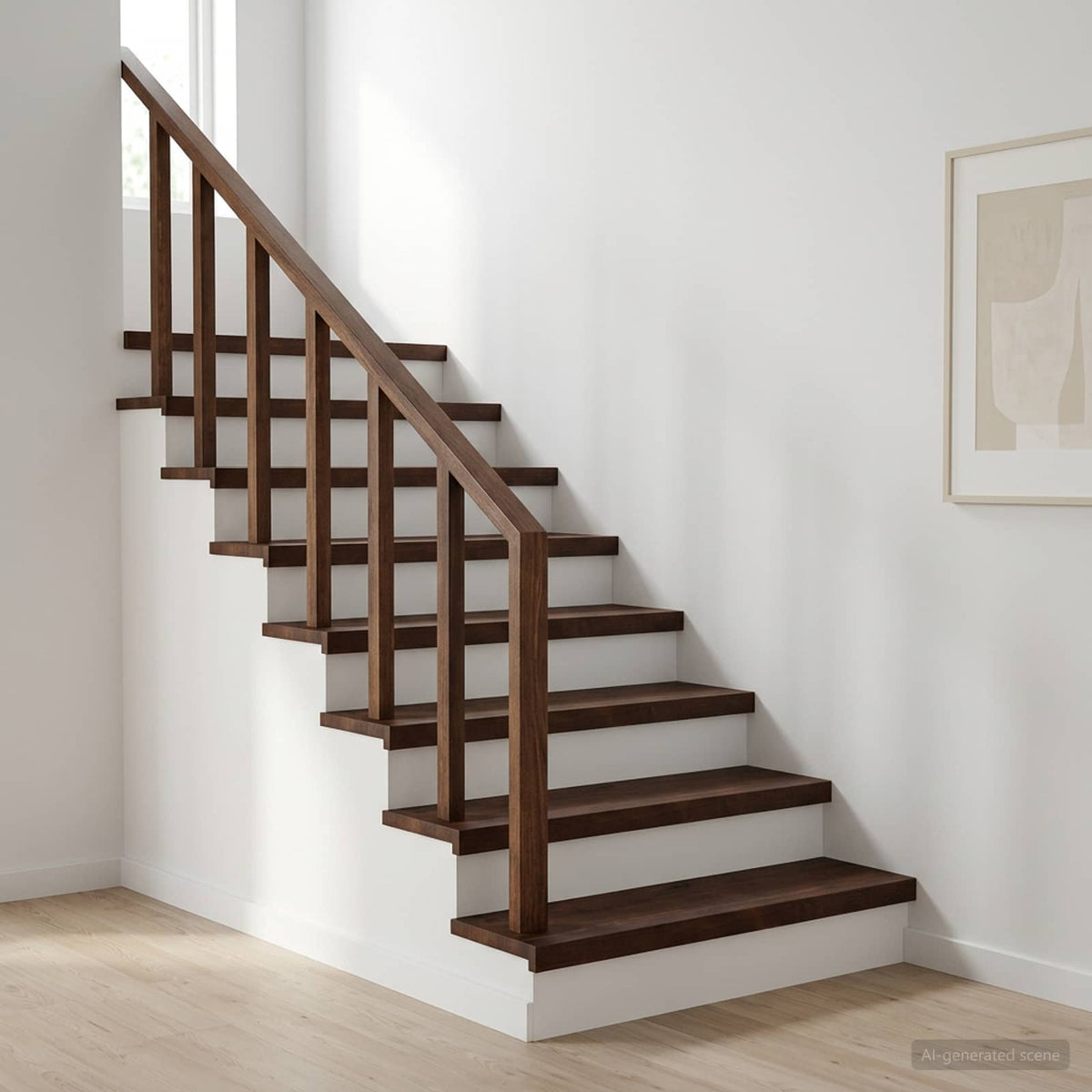 Step treads 16 kom. 80 x 25 x 2 cm Tamno smeđa