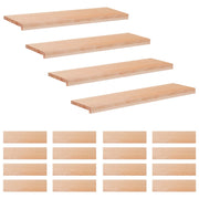 Step treads 20 kom. 90 x 30 x 2 cm Prirodna Čvrsto drvo bukve
