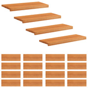 Step treads 20 kom. 80 x 30 x 2 cm Svijetlosmeđa