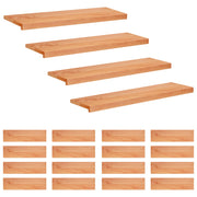 Step treads 20 kom. 100 x 30 x 2 cm Lak Čvrsto drvo bukve