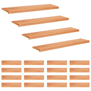 Step treads 20 kom. 110 x 30 x 2 cm Lak Čvrsto drvo bukve