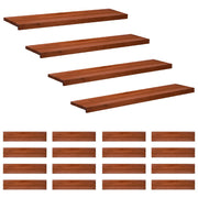 Step treads 20 kom. 110 x 30 x 2 cm Smeđa Čvrsto drvo bukve