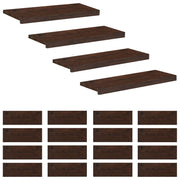Step treads 20 kom. 80 x 25 x 2 cm Tamno smeđa