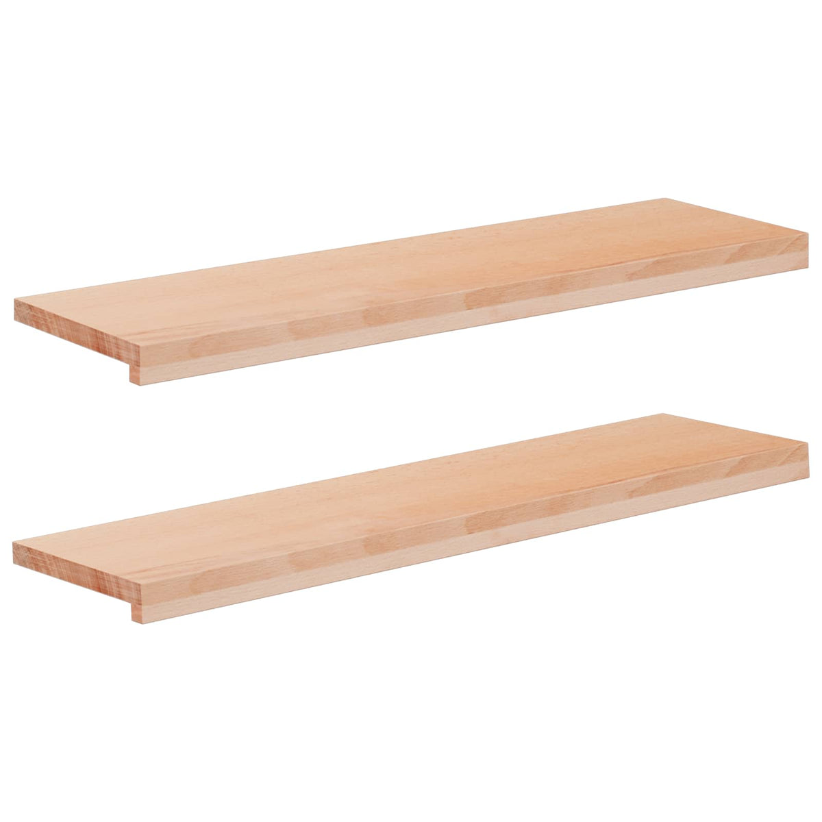 Prozorske klupice 2 kom. Prirodna 100 x 30 x 2 cm