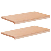 Prozorske klupice 2 kom. Prirodna 80x 40 x 2 cm