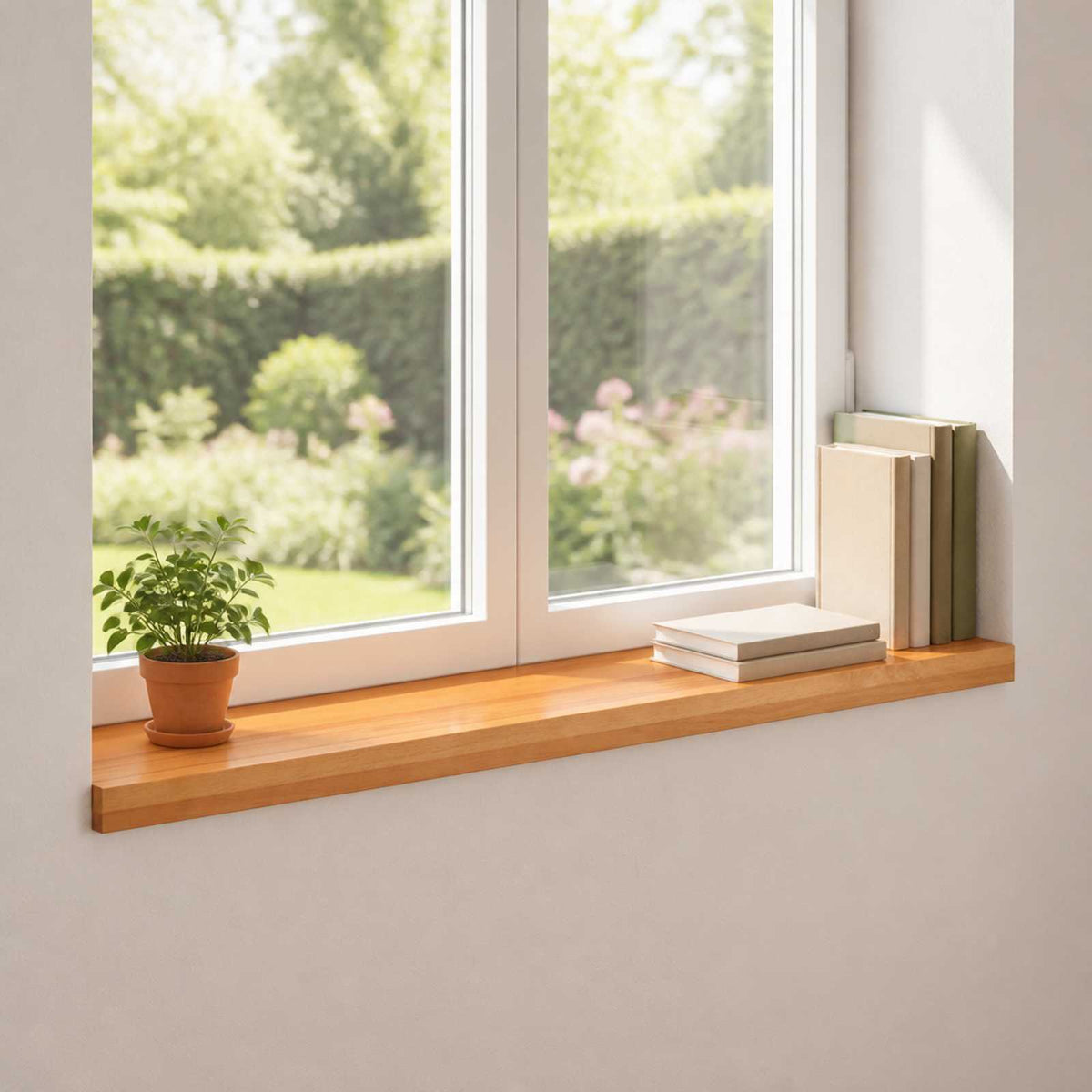 Prozorske klupice 2 kom. Svijetlosmeđa 90 x 20 x 2 cm