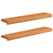 Prozorske klupice 2 kom. Svijetlosmeđa 80x 20 x 2 cm