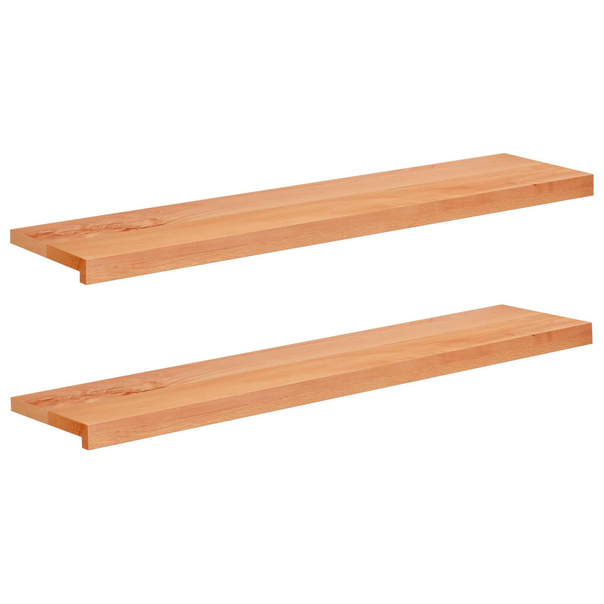 Prozorske klupice 2 kom. Lakirano 120 x 25 x 2 cm