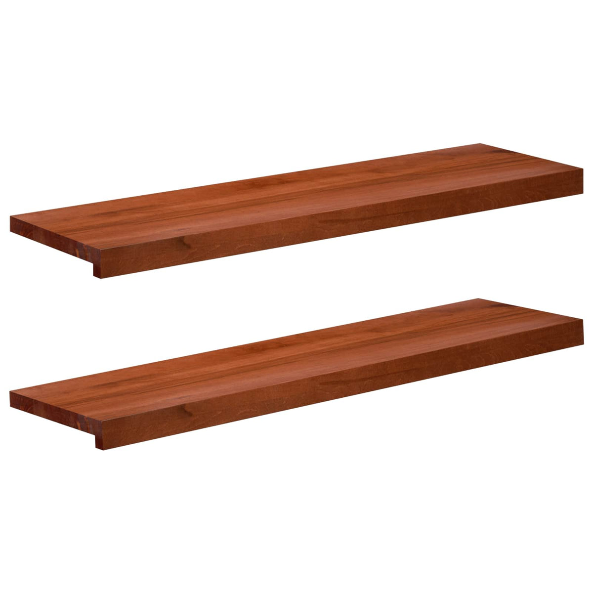 Prozorske klupice 2 kom. Smeđa 100 x 30 x 2 cm