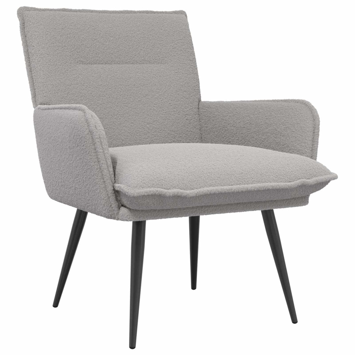 Fotelja Svjetlosiva Bouclé