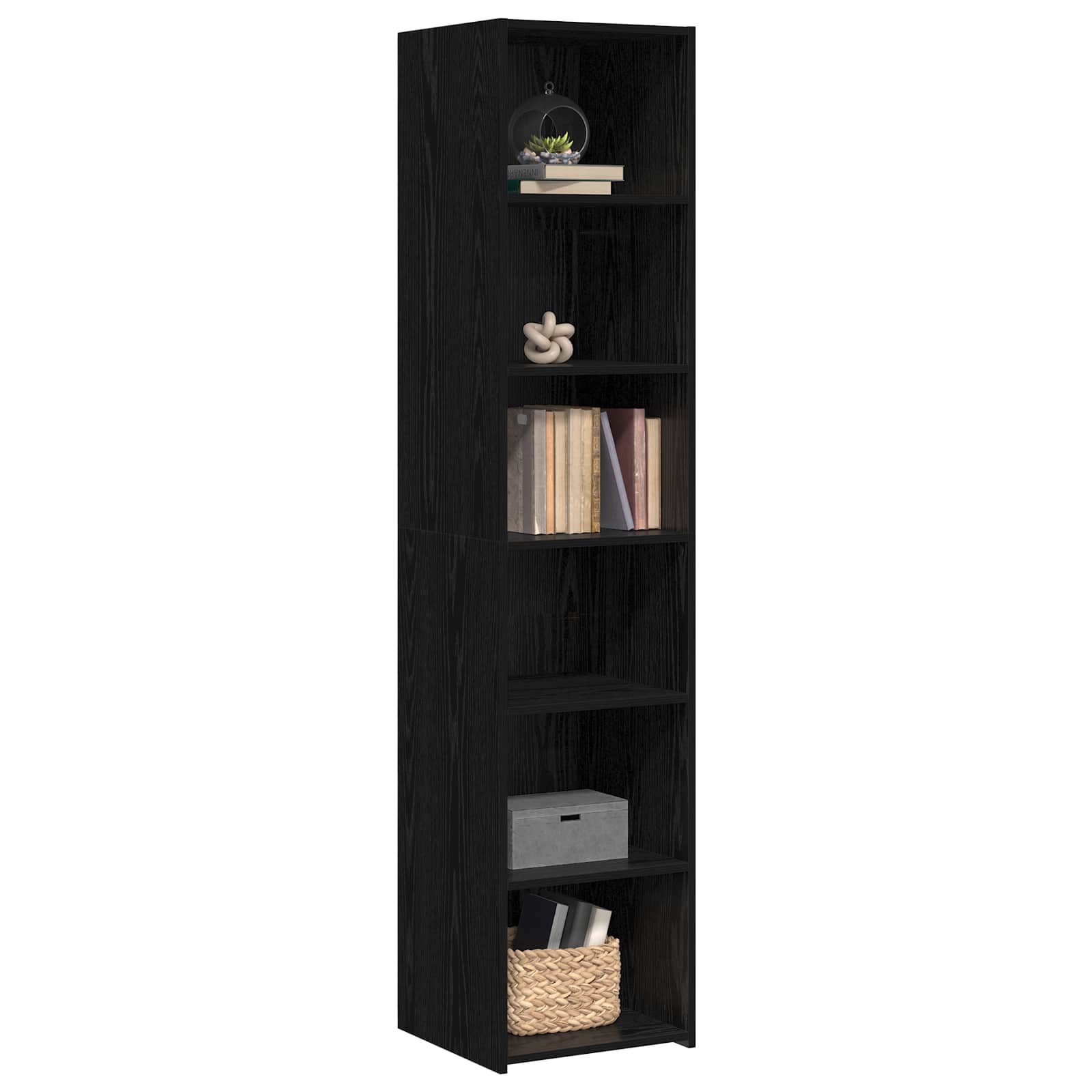 Kreveta Crni hrast 40 x 41 x 185 cm Konstruirano drvo