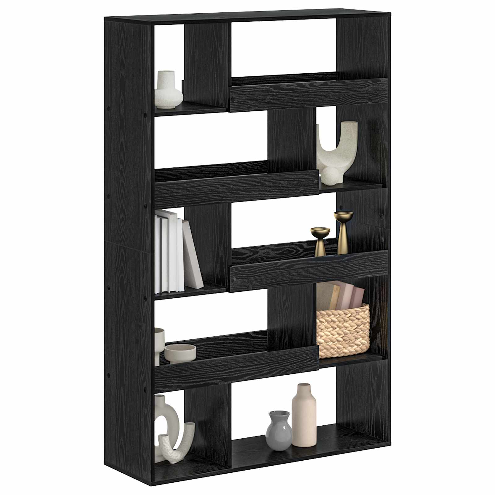 Polica za knjige Crni hrast 100 x 33 x 156,5 cm