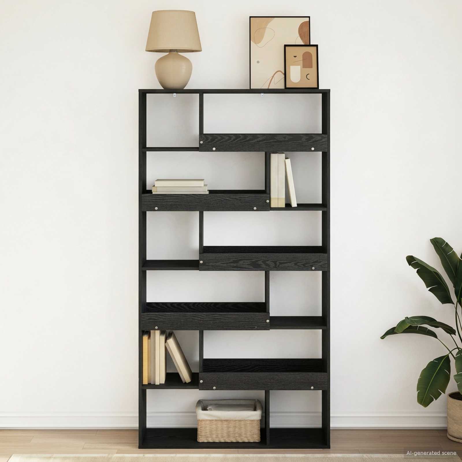 Polica za knjige Crni hrast 100 x 33 x 156,5 cm
