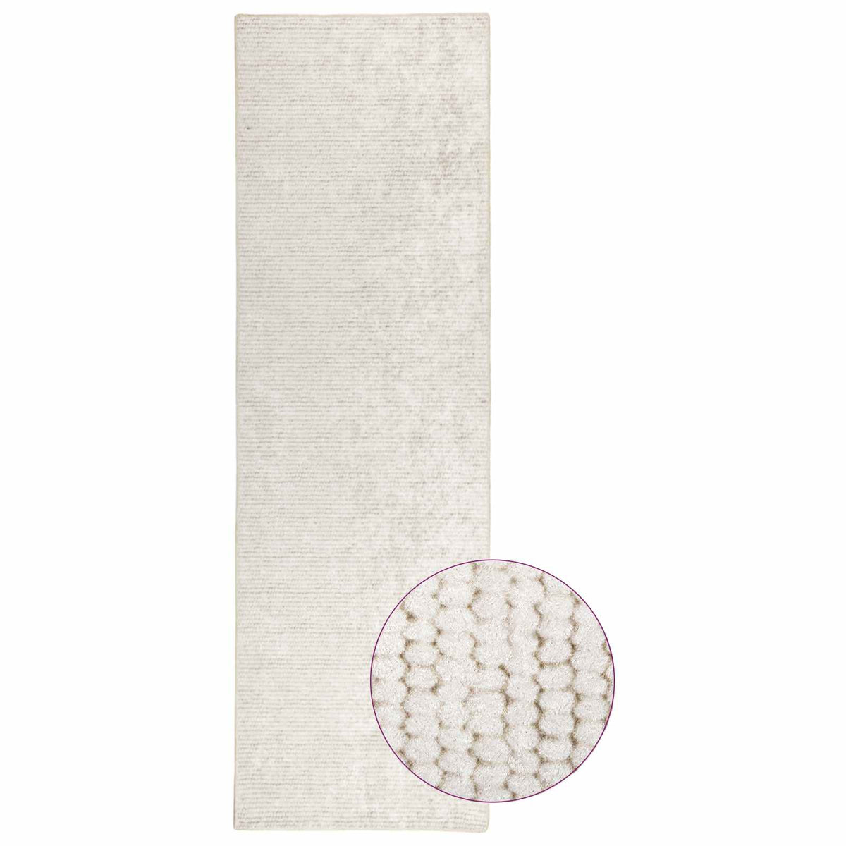 Tepih Krem 80 x 150 cm 100% poliester 3 mm Mogu se prati
