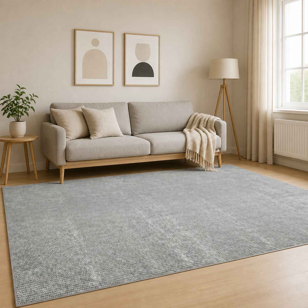 Tepih Siva 160 x 230 cm 100% poliester 3 mm Mogu se prati