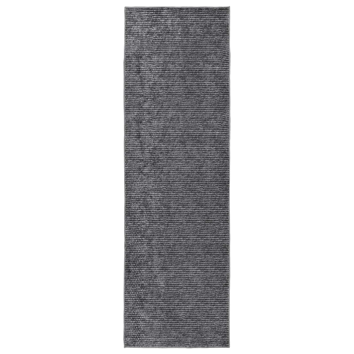 Tepih Antracit 80 x 200 cm 100% poliester 3 mm Mogu se prati
