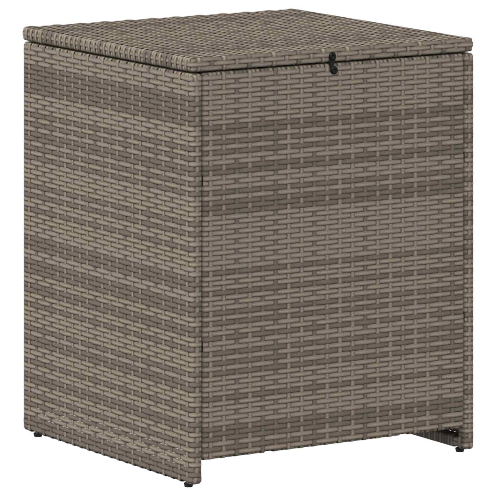 Set sofe 7 pcs Siva i tamno siva Poli Rattan i čelik