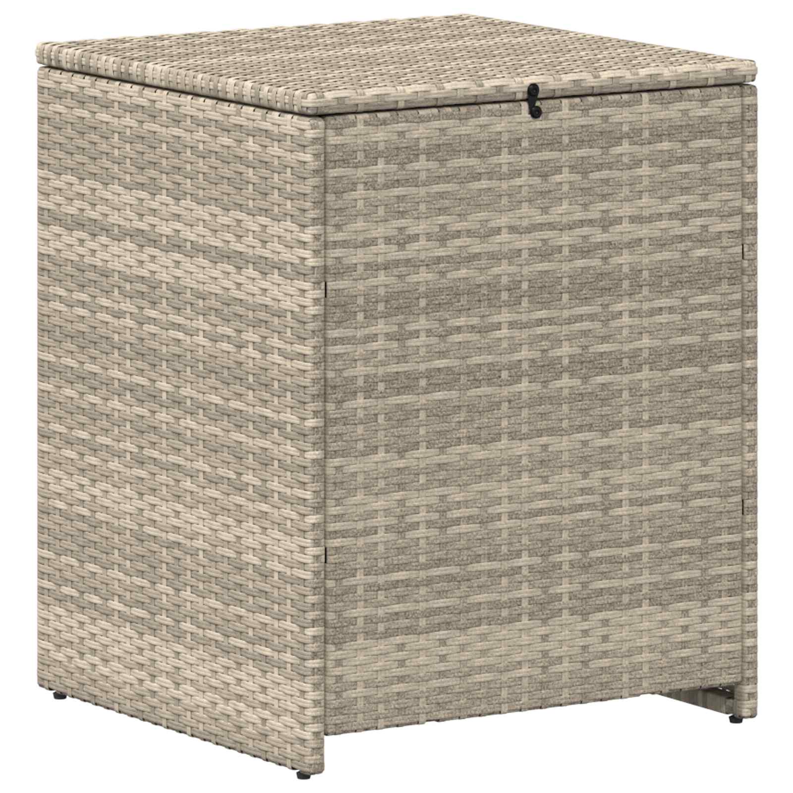 Set sofe 7 pcs Svijetlo siva i tamno siva Poli Rattan i čelik