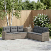 Set sofe 7 kom. Siva i tamno siva 234 x 234 x 85 cm