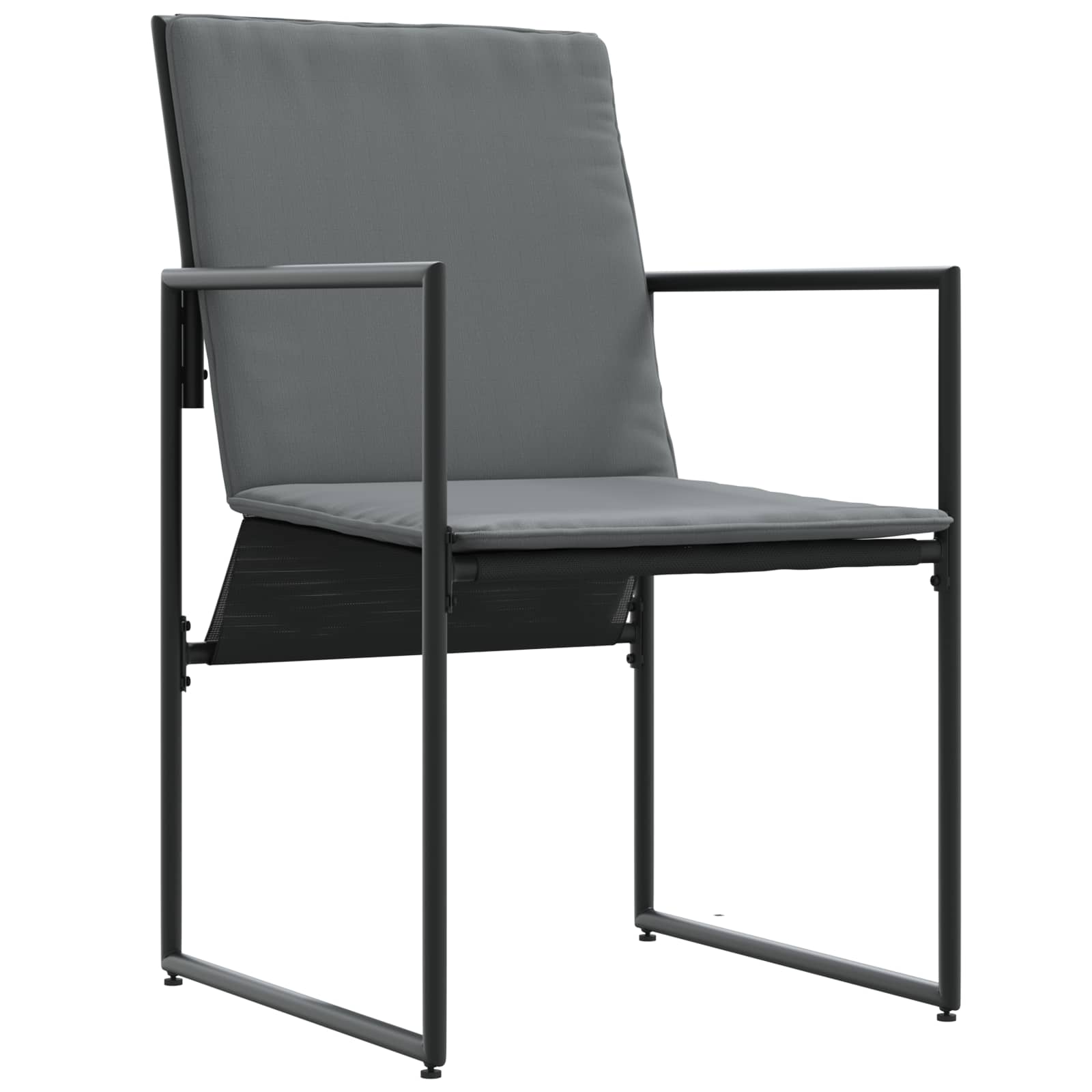 Vrtni set za objed 5 pcs Crna i antracit 140 x 70 x 73 cm