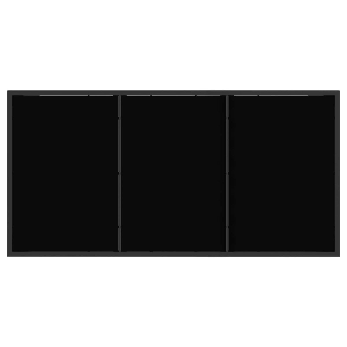 Vrtni set za objed 5 pcs Crna i antracit 140 x 80 x 73 cm
